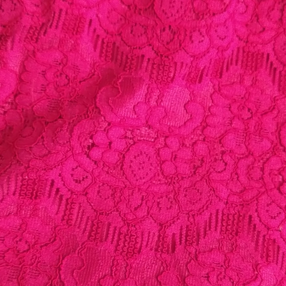 NWT NY&C Magenta Bell-sleeve Lace Blouse Sz M - Picture 4 of 6